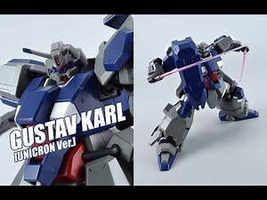 【评头论足】不受待见的黑胖子！万代HGUC 古斯塔夫卡尔 独角兽版 高达模型介绍GUNDAM GUNPLA REVIEW