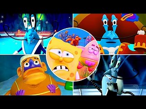 Evolution of Prawn Boss Battles in SpongeBob Games (2003-2023) [4K]