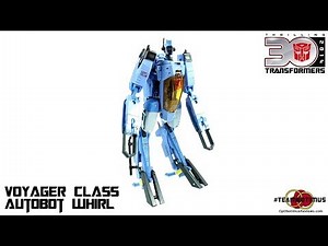 Video Review of the Transformers Generations: Voyager Class Autobot Whirl
