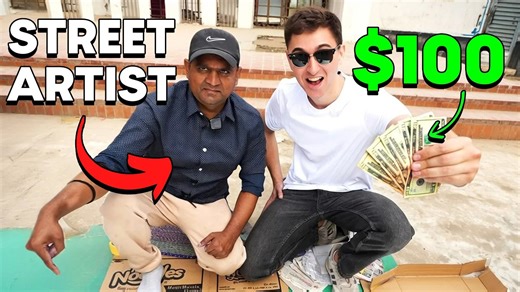 Turning a giant mirror into street art