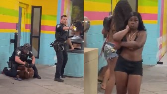 Myrtle Beach Officers Shove Black Girls During Arrest