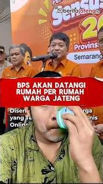 BPS akan datangu rumah warga Jateng #dialectique #dialektika #prabowo #gibran #jokowi #mulyono #mbg