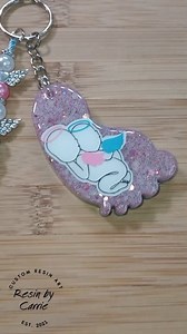 💙 😇😇🩷 Magic Resin @topfans #fyp #magicresinofficial #magicresinuvresin #resinfootkeychains #resin_by_carrie #followme | Resin by Carrie