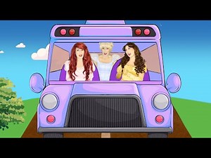 Disney Princess The Wheels on the Bus | Princess Playhouse Nursery Rhymes and Kids Songs