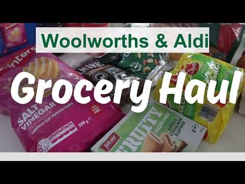 WOOLWORTHS & ALDI GROCERY HAUL AUSTRALIA | HOMEMAKING WITH HAMPTON NOTE