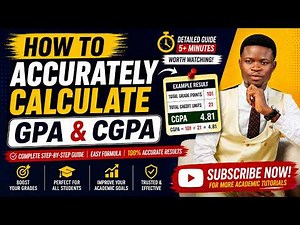 How to Accurately Calculate GPA & CGPA (Step-by-Step Guide for University Students).