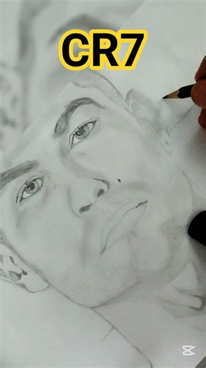 Dibujando la ÚLTIMA lámina de CR7: Mundial 2026 a lápiz 🇵🇹✏️ #shorts #cr7
