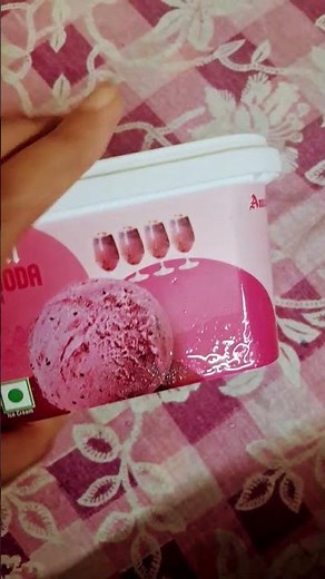 unboxing amul falooda flavour ice cream family pack😋