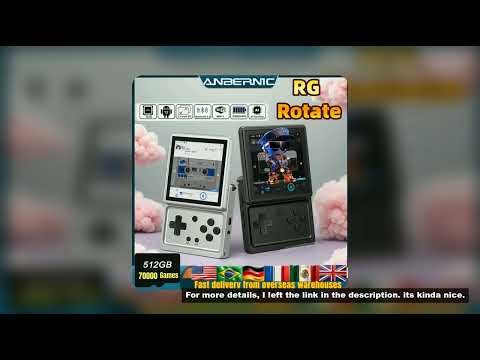 ANBERNIC RG Rotate 3.5" IPS Rotating Screen Android Handheld Game Console T618 Retro Emulator PS2 PS
