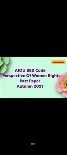 AIOU 880 Past Paper Autumn 2021| AIOU 880 Past Papers| AIOU 880 Past Paper 2021|AIOU 880 Guess Paper