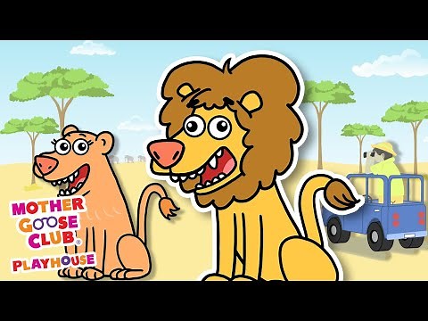 Lion Finger Family | Mother Goose Club Nursery Rhyme Cartoons