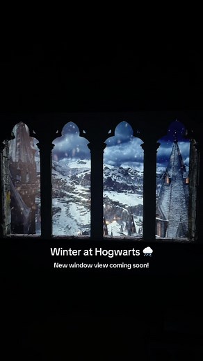 Winter at Hogwarts: New Window View Announcement