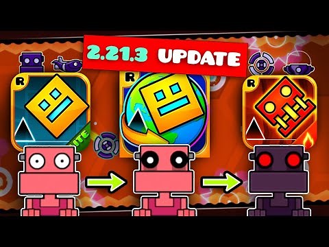 Geometry Dash Lite, Meltdown, World Update 2.21.3 - 2.2 Secrets, Previews, Rewards, Unlocks, & More!