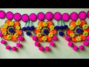 New Jhalar design 2020 /Jhalar ki design !!!! Wow Amazing Woolen Door Hanging Toran Making Ideas