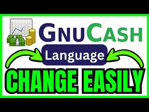 How To CHANGE LANGUAGE In GnuCash (QUICK & EASY) 2026