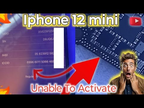iphone 12 mini unable to activate repair || iphone 12 mini no service no wifi