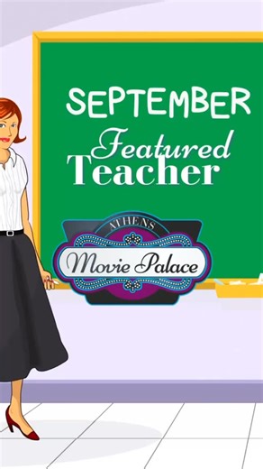 New month. New featured teacher! Screenshot the QR code. Open in photos and hold down on the code to open in Amazon! | Athens Movie Palace | Facebook