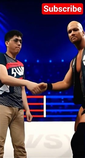 handshake with stone cold WWE!(Dream Handshake Edit)#shorts #entertainment #motivation