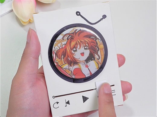 自制唱片机吧唧托，移动进度条，还能动起来！