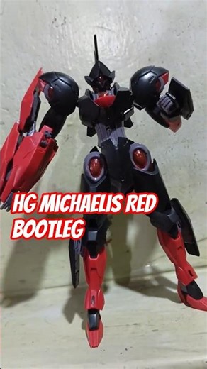 HG Michaelis Red Bootleg Model Kit 💥 #highlights #gundam #gunpla #hobby #viral