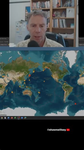 1K views · 76 reactions | Geology behind the earthquake in Japan! Full Video on Youtube- Shawn Willsey: Geology Explained Video Title- Large Quake Hits Japan, Tsunami Generated: Geologist Analysis #fyp #shawnwillsey #geology #nature #science | Shawn Willsey | Facebook