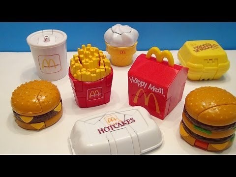 MCDONALD'S 1990 MCDINO CHANGEABLES HAPPY MEAL WAVE 3 FULL COLLECTION TOY REVIEW