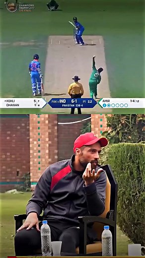 Mohammad amir on Ind vs pak CT 2017 final match . . . #IndvsPak #rohitsharma #viratkohli #cricketreels #indiancricket #indianplayer | Vaibhav Rajput