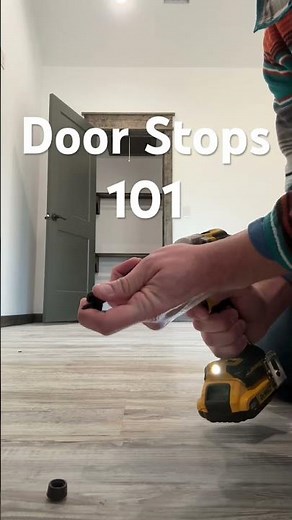 How to install door stops. THE RIGHT WAY