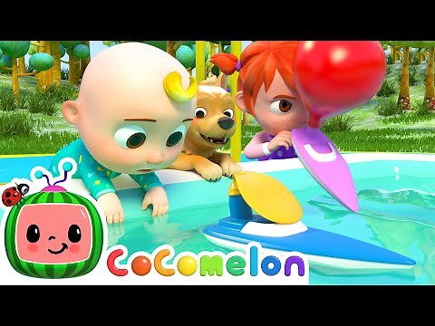 Balloon Boat Race | BEST OF CoComelon Karaoke | Sing Along With Me! | Baby Songs | Moonbug Kids