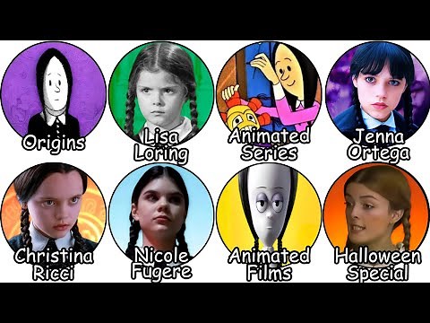 The Evolution of Wednesday | Every Version of Wednesday (Addams) Explained