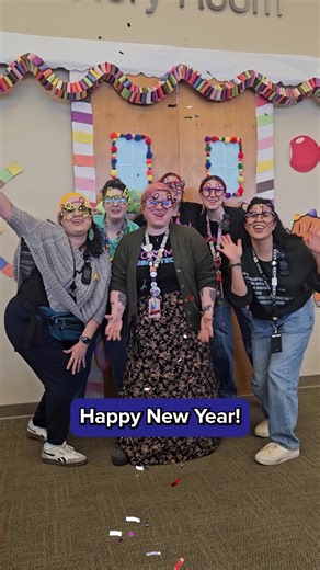 Too young to stay up ’til midnight? We’ve got you. 🎉 Join us for New Year’s at Noon on December 31 at Centennial Hills Library & participating branches! 🥳 📚 Stories 🎶 Sing-along songs & dancing ✂️ Crafts 🎊 A NYE countdown at noon For children ages 0-11 & their caregivers. Find an event happening at a library near you by visiting TheLibraryDistrict.org/Events or our mobile app. From our family to yours, we wish you a safe & Happy New Year! #FreeToBeCaptivated #library #librarytiktok #WeAreTh