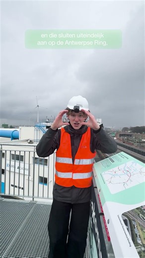 Het Oosterweelknooppunt, 22m diep, 150m breed!