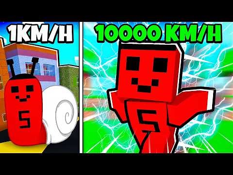 I reached a speed of 998,978,999 km/h in Minecraft!!