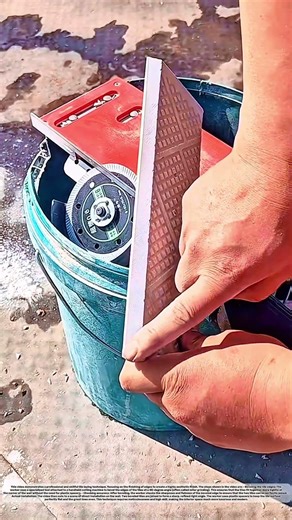 A Homemade 45-degree Angle Tile Cutter is Very Effective #skills #building #tips #tools