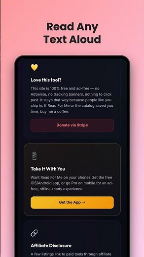 Read Aloud For Me PRO - Ad-Free Premium AI Hub & Text to Speech