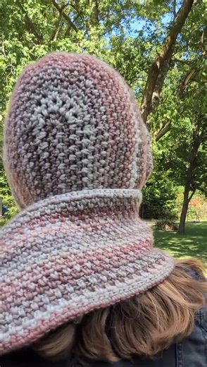 PATTERN and VIDEO Tutorial Linen Stitch Hooded Scarf, Hooded Scarf, Crochet Scarf and Hood - Etsy