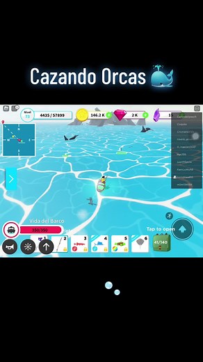 Cazando Orcas 🐳 en Fishing Simulator Roblox