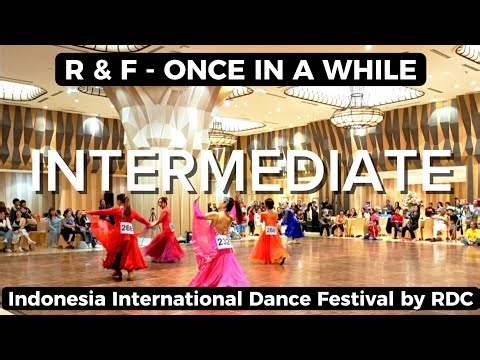 INTERMEDIATE RISE & FALL- ONCE IN A WHILE | Line Dance Competition | Indonesia | November 2025
