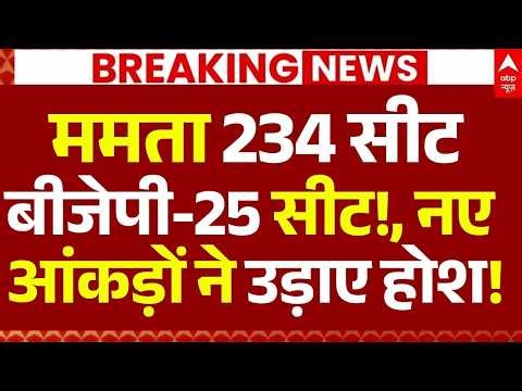 West Bengal Election Result LIVE: ममता 234 सीट, बीजेपी-25 सीट!, नए आंकड़ों ने उड़ाए होश!