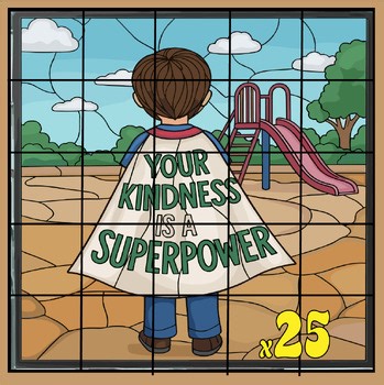 Kindness & Community Collaborative Poster | Kindness Coloring Pages