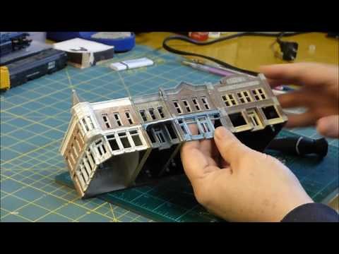 How to add interiors to your N scale buildings