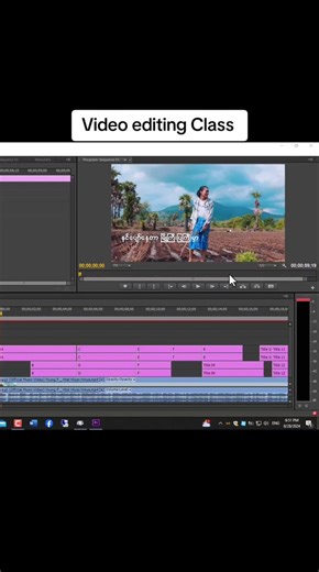 video editing class မှာ Karaoke သီချင်း စာတန်းထိုး သင်ထားတာ #YoungP #မျှော် #wincomputercenter #ကွန်ပျူတာသင်တန်း #video_editor🎬