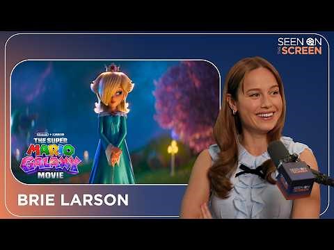 Brie Larson on Becoming Rosalina in The Super Mario Galaxy Movie | Seen on the Screen