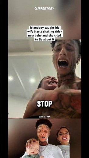 Islandboy caught his wife Kayla shaking thier new baby and she tried to lie about it #islandboys