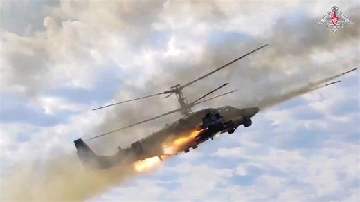 50K views · 2.3K reactions |  Ka-52m helicopters of the Russian Aerospace Forces eliminated firing positions and armoured vehicles of the mock enemy during the Zapad 2025 joint strategic exercise. The training missions were carried out taking into account the combat experience gained during the special military operation. | Russia Truth | Facebook
