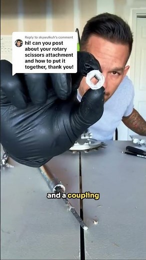 Installing Power Rotary Scissors on a string trimmer