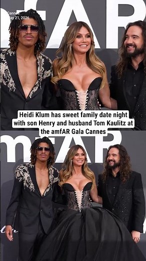 Heidi Klum has sweet family date night with son Henry and husband Tom Kaulitz at Cannes Gala