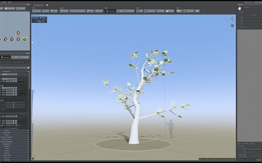 Speed Tree-Maya[插片树传递球体法线]