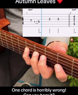 Learn Autumn Leaves Chord Melody with Tabs and Theory Analysis