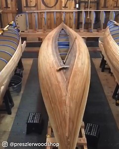 Canoe building is so mesmerizing! 🛶 (instagram.com/preszlerwoodshop) | Human Nature